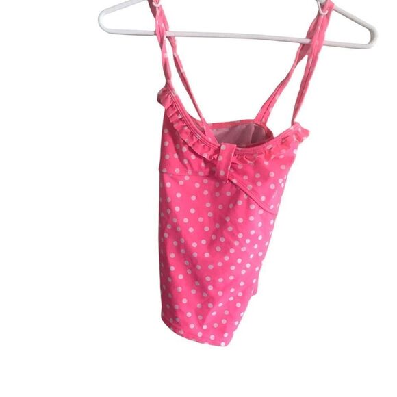 Xhilaration Two Piece Pink and White Polkadot Extra Large - Picture 4 of 6